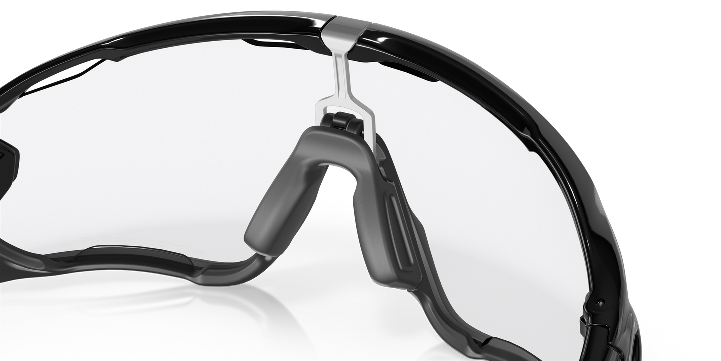 Oakley Jawbreaker  Clear To Black Iridium Photochromic Glazen